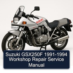 1991-1994 Suzuki GSX Series GSX250F Service Repair Workshop Manual PDF