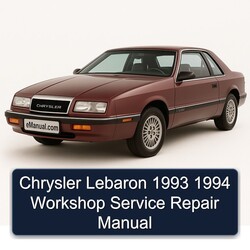 1993-1994 Chrysler Lebaron Service Repair Workshop Manual PDF