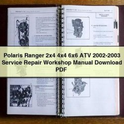 2002-2003 Polaris Ranger 2x4 4x4 6x6 ATV Service Repair Workshop Manual PDF