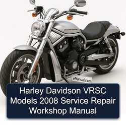2008 Harley Davidson Vrsc Models Service Repair Workshop Manual PDF