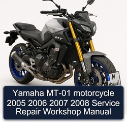 2005-2008 Yamaha MT Series MT-01 Motorcycle Service Repair Workshop Manual PDF