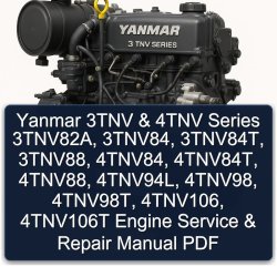 Yanmar 3 TNV Series 3TNV 4TNV 3tnv82a, 3tnv84, 3tnv84t, 3tnv88, 4tnv84, 4tnv84t, 4tnv88, 4tnv94l, 4tnv98, 4tnv98t, Service Repair Workshop Manual PDF