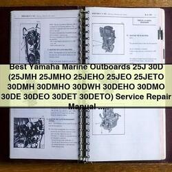 Yamaha Marine Outboards 25J 30D Service Repair Workshop Manual PDF