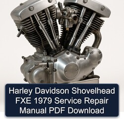 1979 Harley Davidson Model 125 Shovelhead FXE Service Repair Workshop Manual PDF
