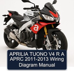 2011-2013 Aprilia Tuono V4 R Aprc Electrical Wiring Diagrams PDF
