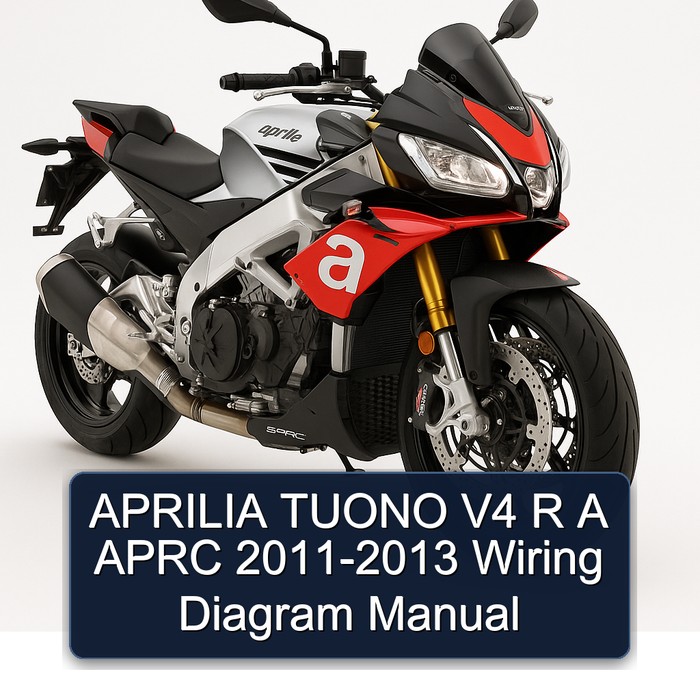2011-2013 Aprilia Tuono V4 R Aprc Electrical Wiring Diagrams PDF