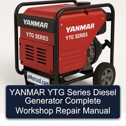 Yanmar YTG Series Diesel Generator Service Repair Workshop Manual PDF