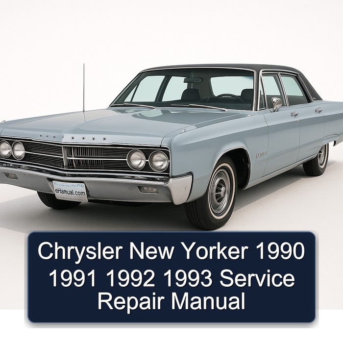 1990-1993 Chrysler New Yorker Service Repair Workshop Manual PDF
