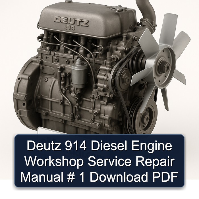 Deutz 914 Diesel Engine Service Repair Workshop Manual PDF