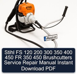 Stihl FS 120 200 300 350 400 450 FR Brushcutters Service Repair Workshop Manual PDF