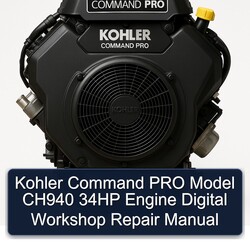 Kohler Command Pro Models Model CH940 34HP Engine Digital Service Repair Workshop Manual PDF