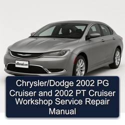 2002 Chrysler PT Cruiser /dodge PG Service Repair Workshop Manual PDF