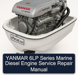 Yanmar 6LP Series Marine Diesel Engine Service Repair Workshop Manual PDF