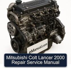 2000 Mitsubishi Lancer Colt Service Repair Workshop Manual PDF