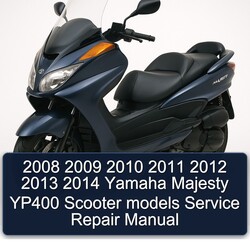 2010-2014 Yamaha Majesty YP400 Scooter Models Service Repair Workshop Manual PDF