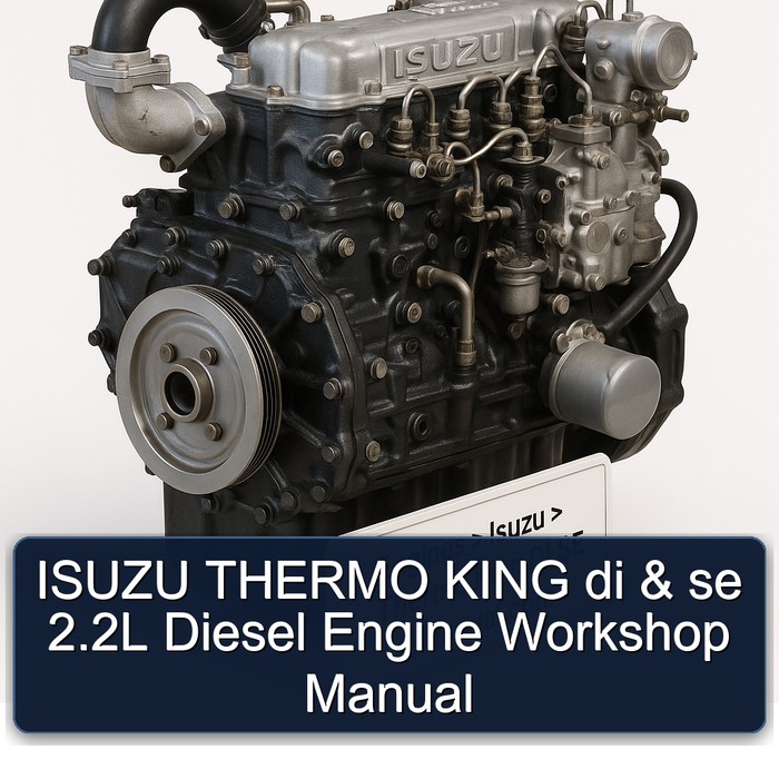 Isuzu Thermo King DI SE 2.2l Diesel Engine Service Repair Workshop Manual PDF