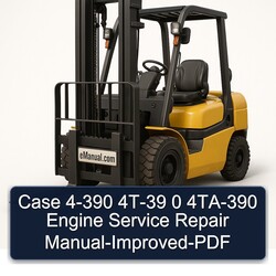Case 4-390 4T-39 4TA-390 Engine -improved Service Repair Workshop Manual PDF