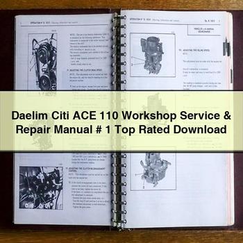 Daelim Besbi 125 Citi ACE 110 Top Rated Service Repair Workshop Manual PDF