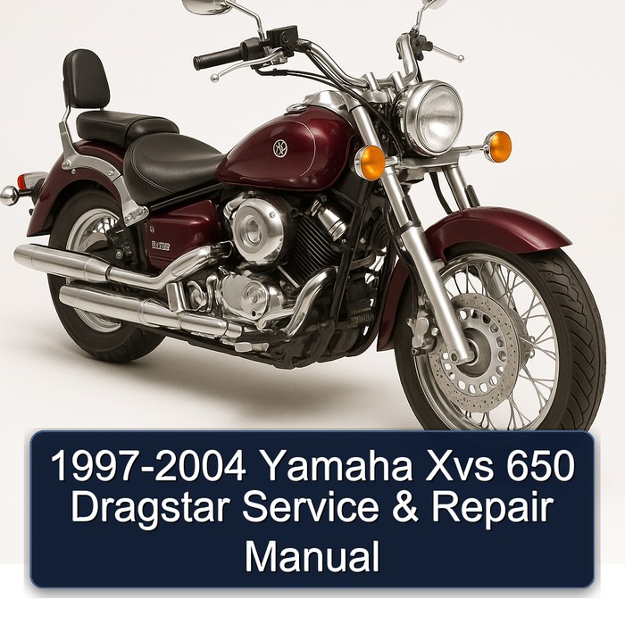 1997-2004 Yamaha XVS Models 650 Dragstar Service Repair Workshop Manual PDF