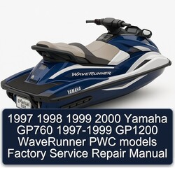 1997-2000 Yamaha GP760 - GP1200 Waverunner PWC Models Service Repair Workshop Manual PDF