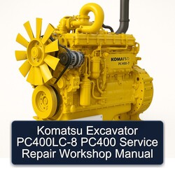 Komatsu Excavator Pc400lc-8 PC400 Service Repair Workshop Manual PDF
