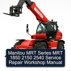 Manitou MRT Series 1850 2150 2540 Service Repair Workshop Manual PDF