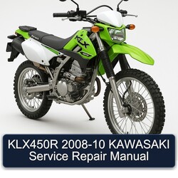 2008-2010 Kawasaki KLX Series KLX450R Service Repair Workshop Manual PDF