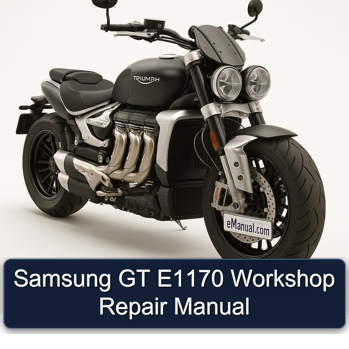 Yamaha GT Samsung E1170 Service Repair Workshop Manual PDF