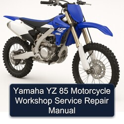 Yamaha YZ Models 85 Motorcycle Service Repair Workshop Manual PDF