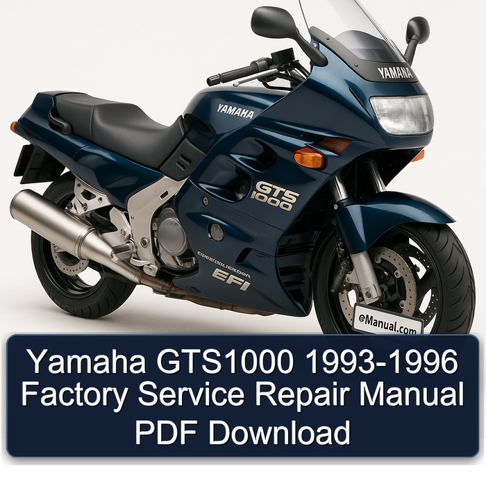 1993-1996 Yamaha GTS1000 Service Repair Workshop Manual PDF