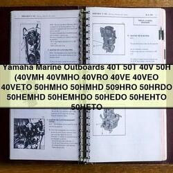 Yamaha Marine Outboards 40T 50T 40V 50H Series Service Repair Workshop Manual PDF