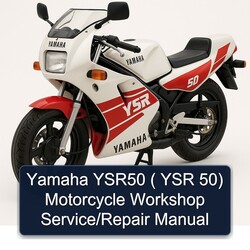Yamaha YSR50 ( YSR 50) Motorcycle Service Repair Workshop Manual PDF
