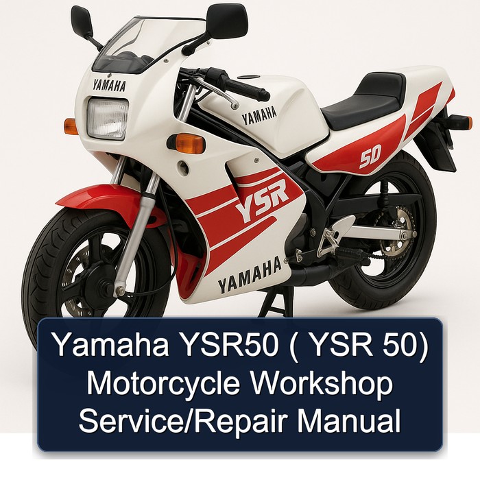 Yamaha YSR50 ( YSR 50) Motorcycle Service Repair Workshop Manual PDF