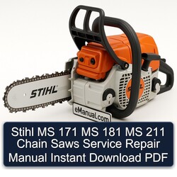 Stihl MS 171 181 211 Chain Saws Service Repair Workshop Manual PDF