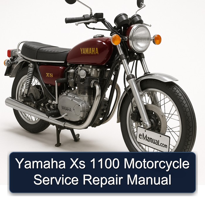 Yamaha XS Models 1100 Motorcycle Service Repair Workshop Manual PDF
