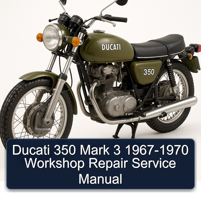 1967-1970 Ducati 350 Mark 3 Service Repair Workshop Manual PDF
