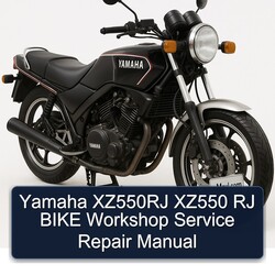 Yamaha XZ550 XZ550RJ RJ Bike Service Repair Workshop Manual PDF