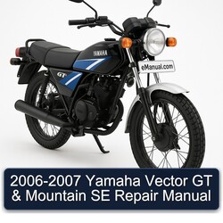 2006-2007 Yamaha GT Vector Mountain SE Service Repair Workshop Manual PDF