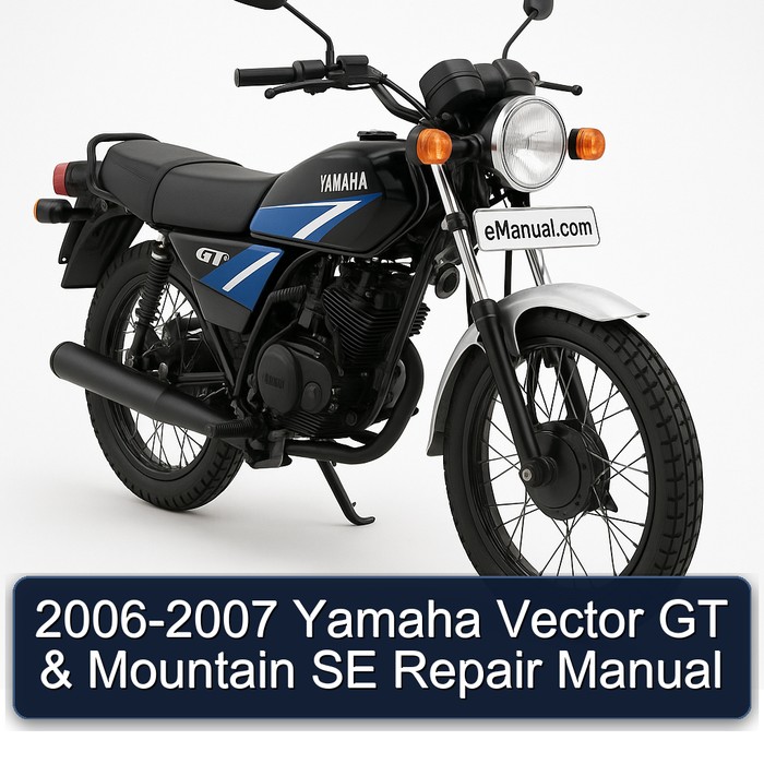 2006-2007 Yamaha GT Vector Mountain SE Service Repair Workshop Manual PDF