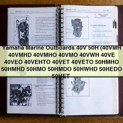 Yamaha Marine Outboards 40V 50H Series Service Repair Workshop Manual PDF