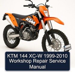 1999-2010 KTM 144 XC-W Service Repair Workshop Manual PDF