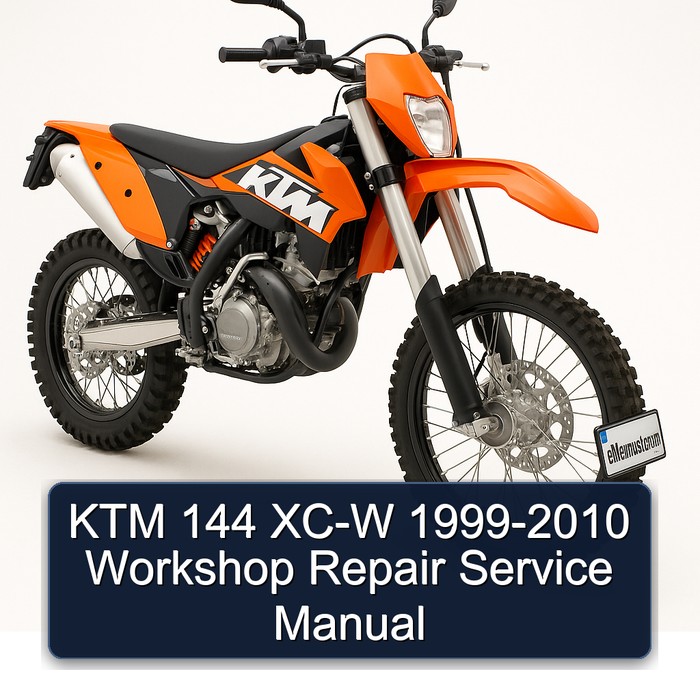 1999-2010 KTM 144 XC-W Service Repair Workshop Manual PDF