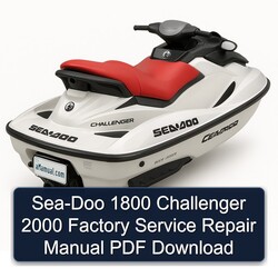 2000 SEA-DOO 1800 Challenger Service Repair Workshop Manual PDF