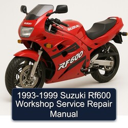 1993-1999 Suzuki Rf600 Service Repair Workshop Manual PDF