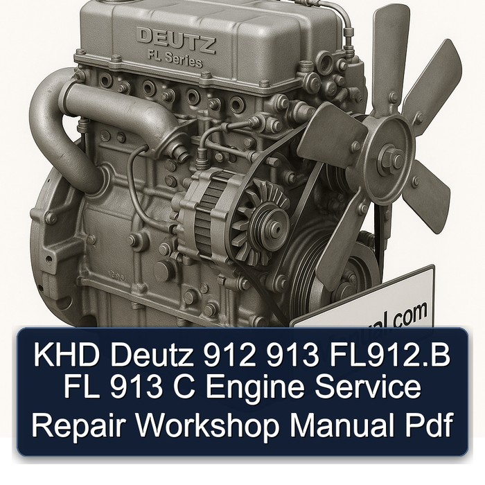 Deutz 912 KHD 913 Fl912.b FL C Engine Service Repair Workshop Manual PDF