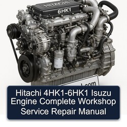 Hitachi 6hk1 4hk1- Isuzu Engine Service Repair Workshop Manual PDF