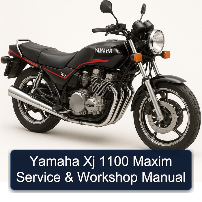Yamaha XJ Models 1100 Maxim Service Repair Workshop Manual PDF