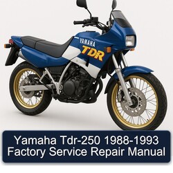 1988-1993 Yamaha TDR Models TDR-250 Service Repair Workshop Manual PDF