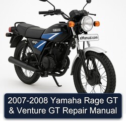  2007-2008 Yamaha Rage GT & Venture GT Repair Manual