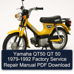 1979-1992 Yamaha QT50 MA50 QT 50 Service Repair Workshop Manual PDF